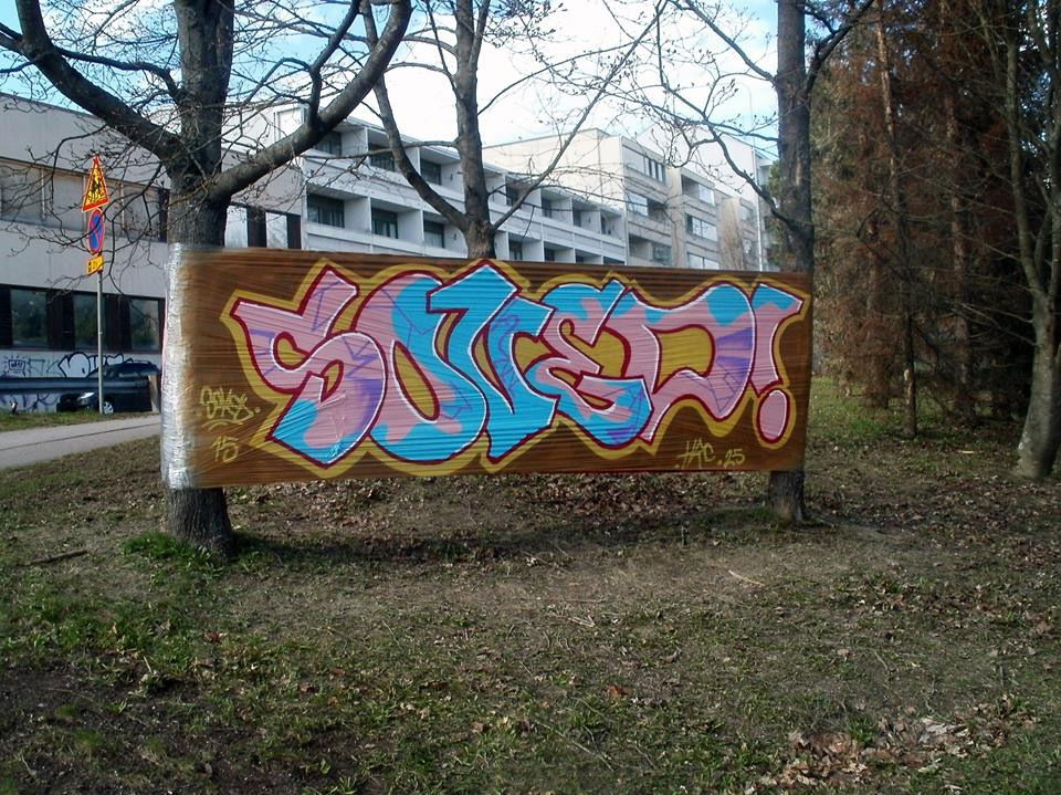 Graffiti Wall in Lahti - Photo by SovedHRC - soved, kaih, lahti (2015)