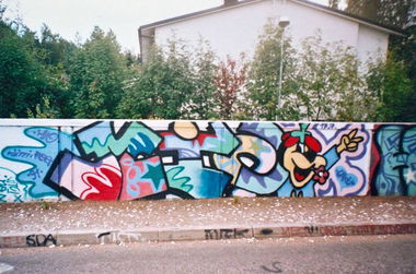 Graffiti Wall in Espoo - Photo by SovedHRC - Soved, Kaih, HRC (1991)