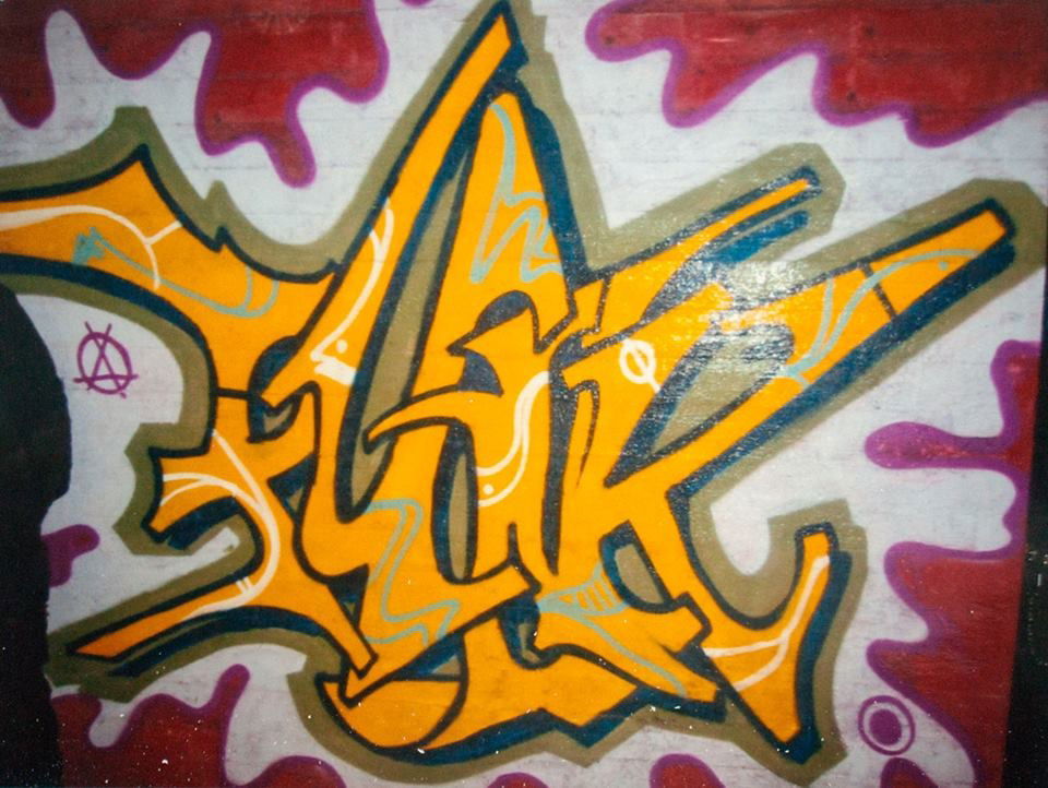 Graffiti Wall in Käpylä - Photo by SovedHRC - Soved, Kaih, Finland (2001)