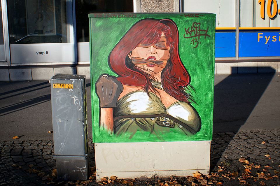 Graffiti Street Art in Lahti - Photo by SovedHRC - Soved, Kaih, Finland (2013)