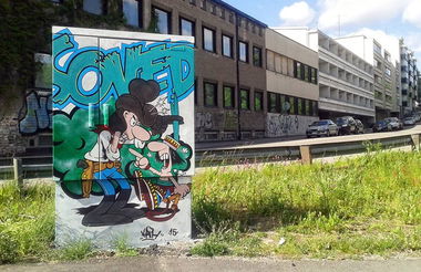 Graffiti Wall - Photo by SovedHRC - soved, kaih, lahti (2015)