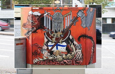 Graffiti Street Art in Lahti - Photo by SovedHRC - Soved, Kaih, Finland (2013)