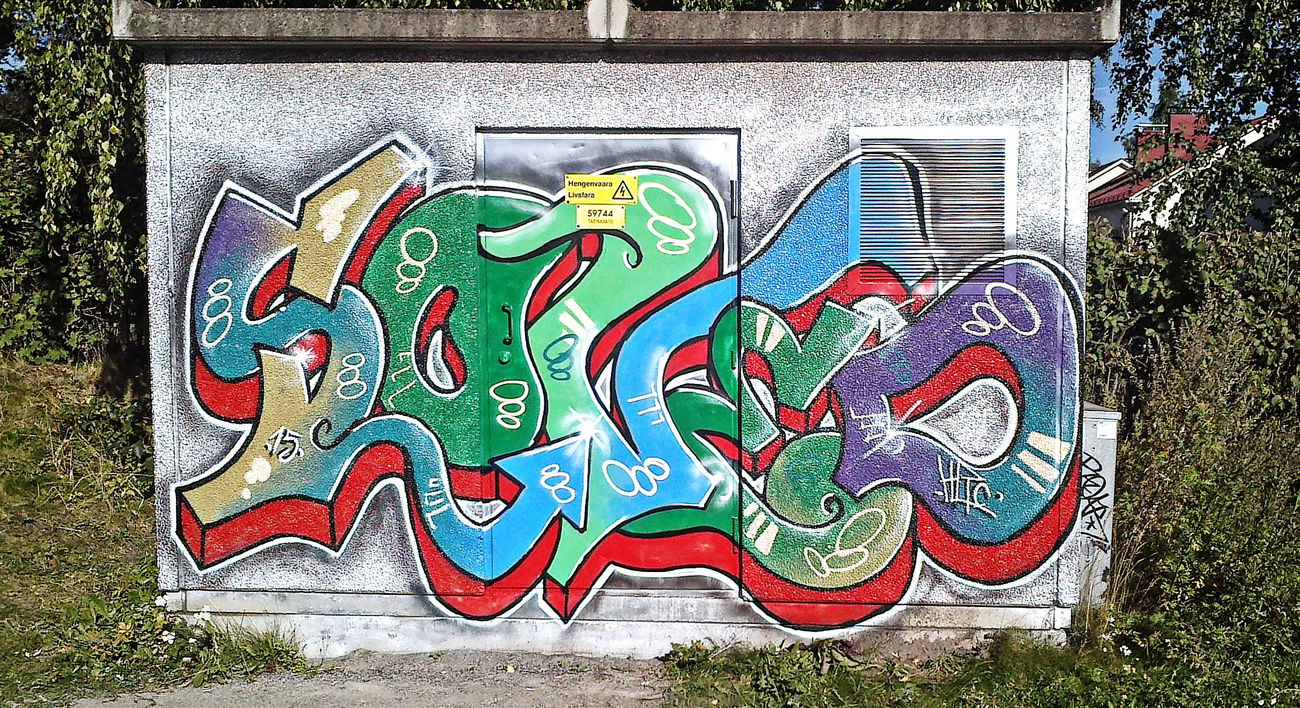 Graffiti Wall in Lahti - Photo by SovedHRC (2015)