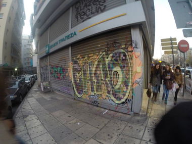 Graffiti Bombing - Photo by Sowe