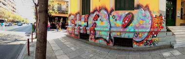 Graffiti Wall in Thessaloniki - Photo by Sowe