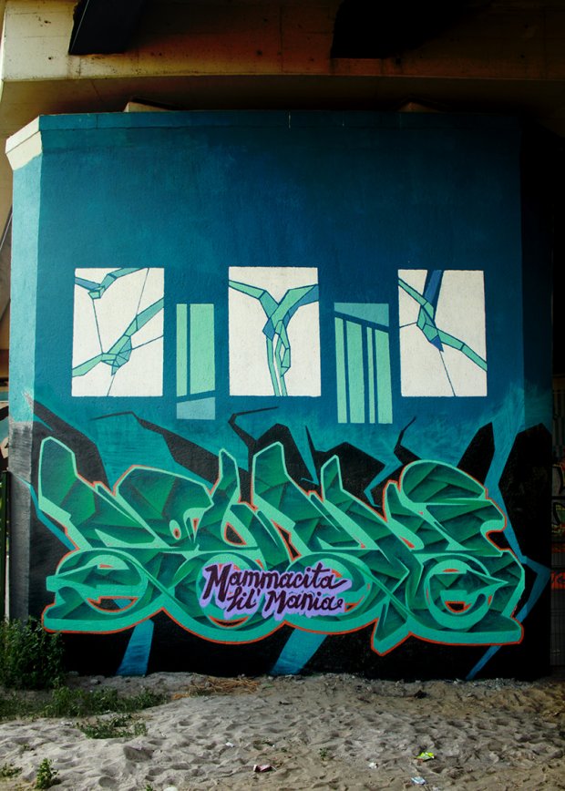 Graffiti Wall - Photo by Soyski - Soyski, Nerds, Infamous (2013)