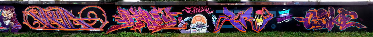 Graffiti Wall - Photo by Soyski - Soyski, Dirty, AndrzejPoprostu (2015)