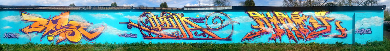 Graffiti Wall in Toruń - Photo by Soyski - Keis, Soyski, Dirty (2015)