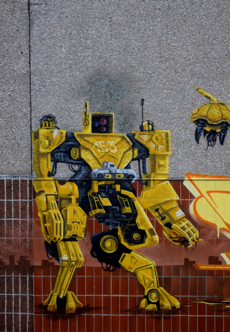 Graffiti Wall in Frankfurt / oder - Photo by Spaer - SOLD (2015)