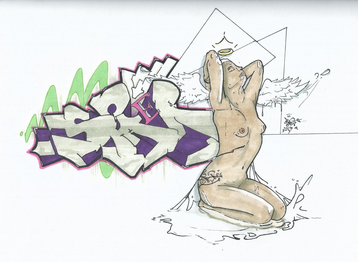 Graffiti Sketch - Photo by Spaer (2013)