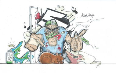 Graffiti Sketch - Photo by Spaer