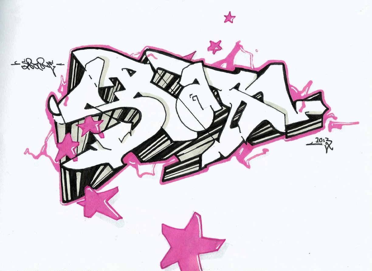 Graffiti Sketch - Photo by Spaer