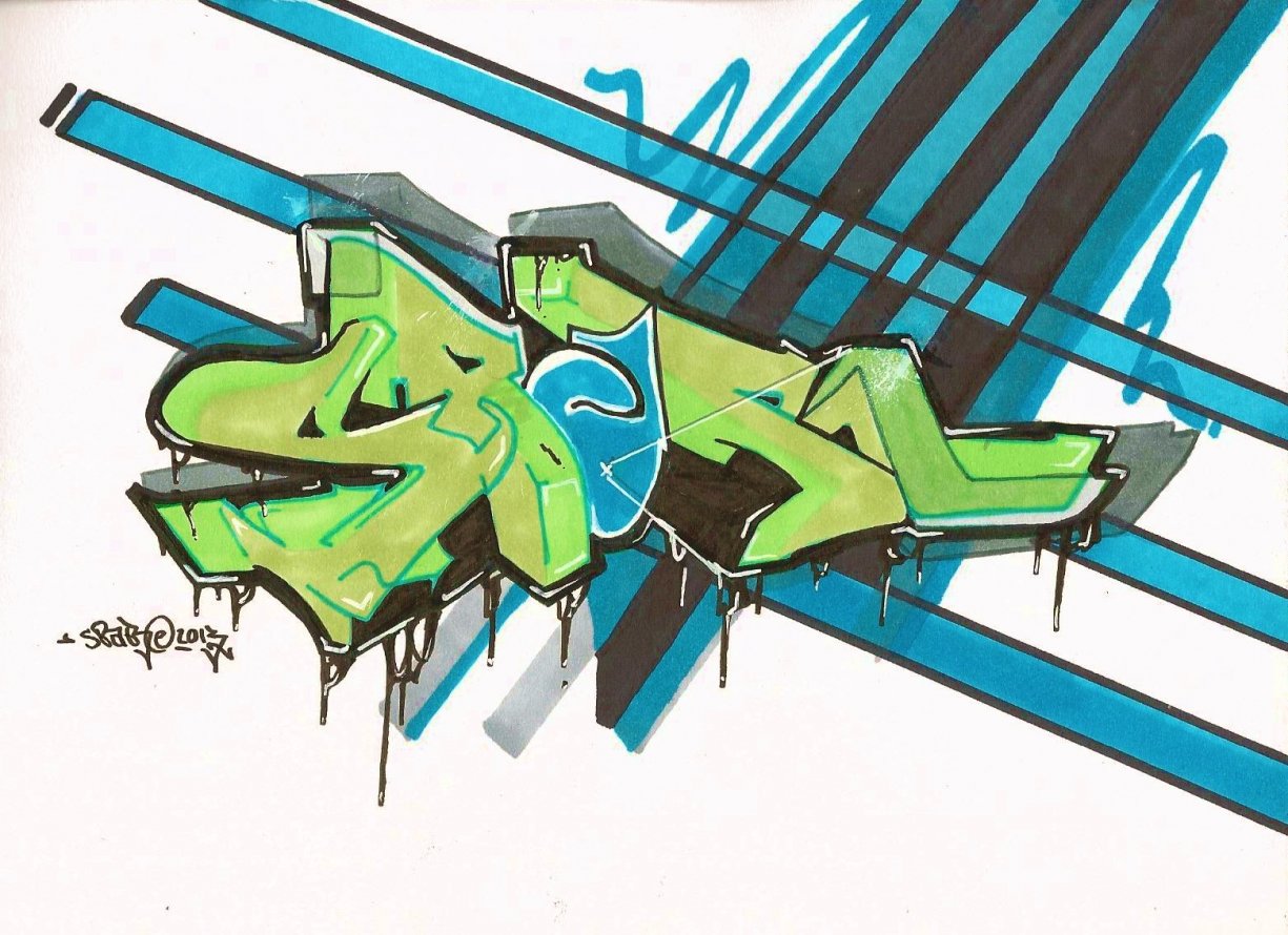 Graffiti Sketch - Photo by Spaer