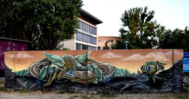 Graffiti Wall in Potsdam - Photo by Spaer - SOLD, 153 (2016)