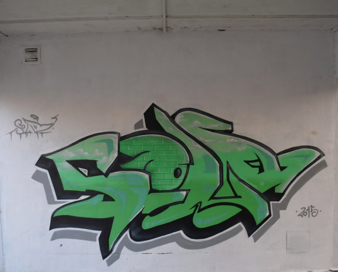 Graffiti Wall in Frankfurt (Oder) - Photo by Spaer - SOLD (2015)