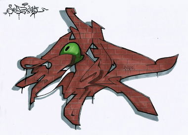 Graffiti Sketch - Photo by Spaer - SOLD (2015)