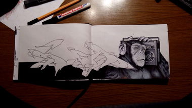 Graffiti Sketch - Photo by Spaer - Spoare, Sold, 153 (2016)