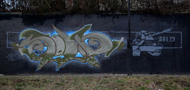 Graffiti Wall - Photo by Spaer - SOLD, 153 (2016)