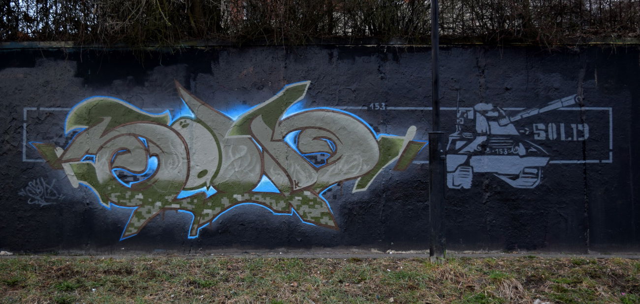 Graffiti Wall - Photo by Spaer - SOLD, 153 (2016)