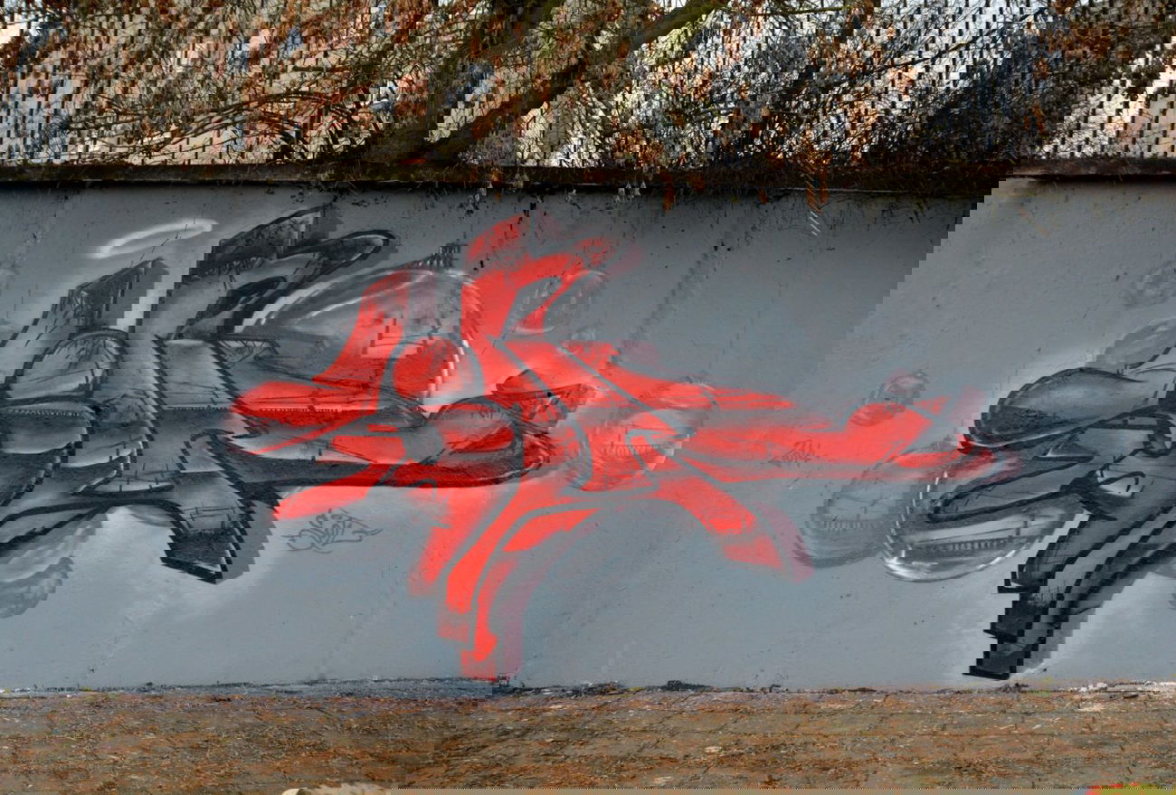 Graffiti Wall in Ffo - Photo by Spaer - SOLD (2014)