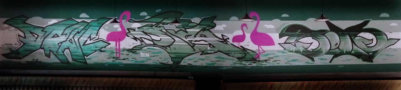 Graffiti Wall in Staußberg - Photo by Spaer - Drac, Spoa, Sold (2016)