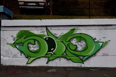 Graffiti Wall in Frankfurt (Oder) - Photo by Spaer - SOLD, 153 (2016)