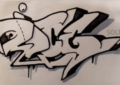 Graffiti Photo by Spaer - SOLD, 153, nice (2016)