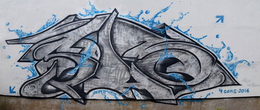 Graffiti in Frankfurt (oder) - Photo by Spaer - Sold, 153 (2016)