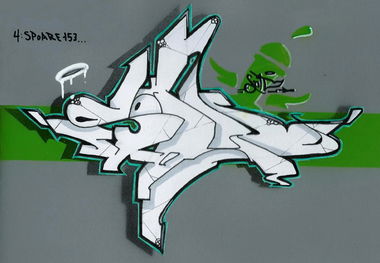 Graffiti Sketch - Photo by Spaer - SOLD (2014)