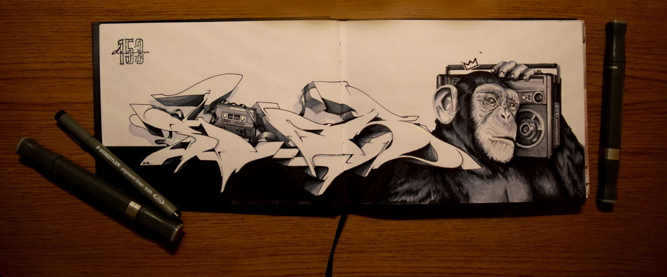 Graffiti Sketch - Photo by Spaer - 153, design, Spoar (2016)