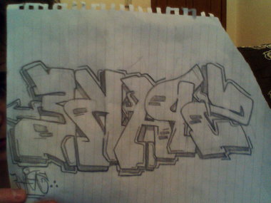 Graffiti Sketch - Photo by Spake1 (2013)