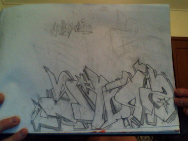 Graffiti Sketch - Photo by Spake1 (2014)