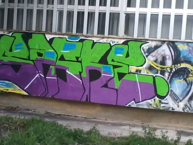 Graffiti Wall - Photo by Spake1 (2014)