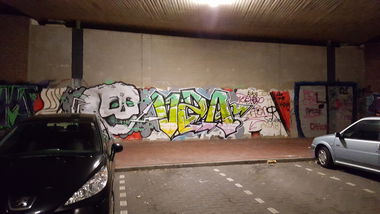 Graffiti Wall in Oldenburg - Photo by Sparva - Vza, Cd01