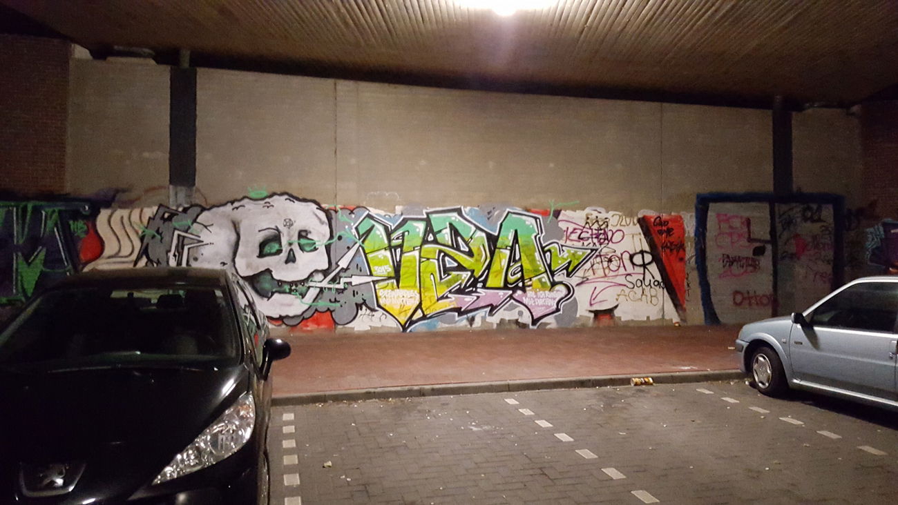 Graffiti Wall in Oldenburg - Photo by Sparva - Vza, Cd01