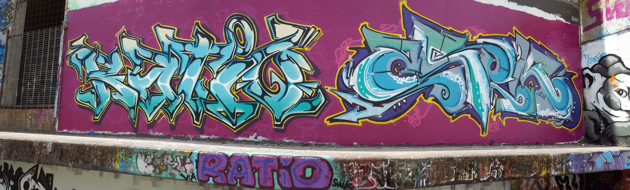 Graffiti Wall in Oldenburg - Photo by Sparva - Ratio, Asek