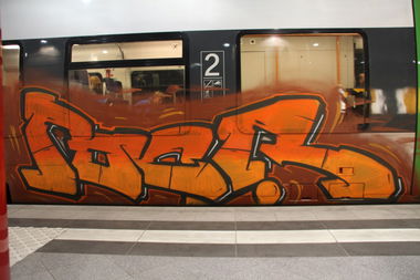Graffiti Train in Leipzig - Photo by Specht (2014)
