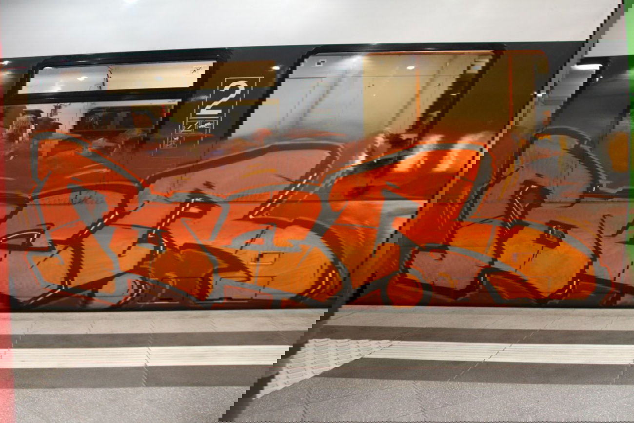 Graffiti Train in Leipzig - Photo by Specht (2014)