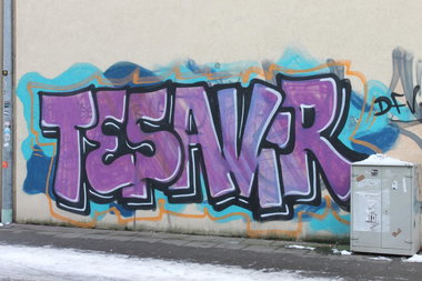 Graffiti Bombing in Köln - Photo by Spie23 - tesa, savir, dfv