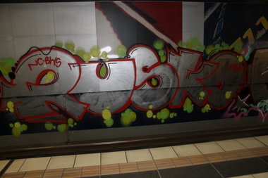 Graffiti Bombing in Köln - Photo by Spie23 - rusko, nc, bws