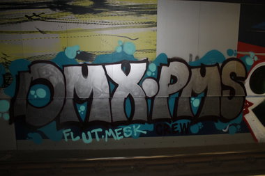 Graffiti Bombing in Köln - Photo by Spie23 - dmx, pms, flut