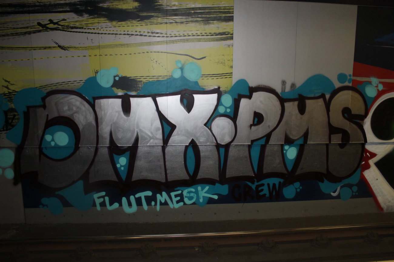 Graffiti Bombing in Köln - Photo by Spie23 - dmx, pms, flut