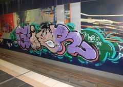 Graffiti Bombing in Köln - Photo by Spie23 - geier, imr (2011)