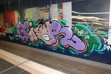 Graffiti Bombing in Köln - Photo by Spie23 - geier, imr (2011)
