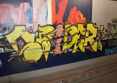 Graffiti Bombing in Köln - Photo by Spie23 - spider, imr