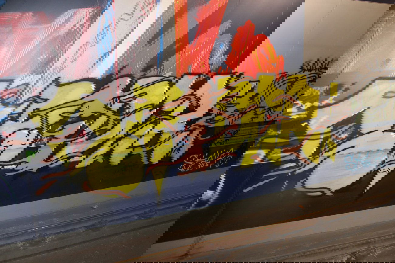 Graffiti Bombing in Köln - Photo by Spie23 - spider, imr