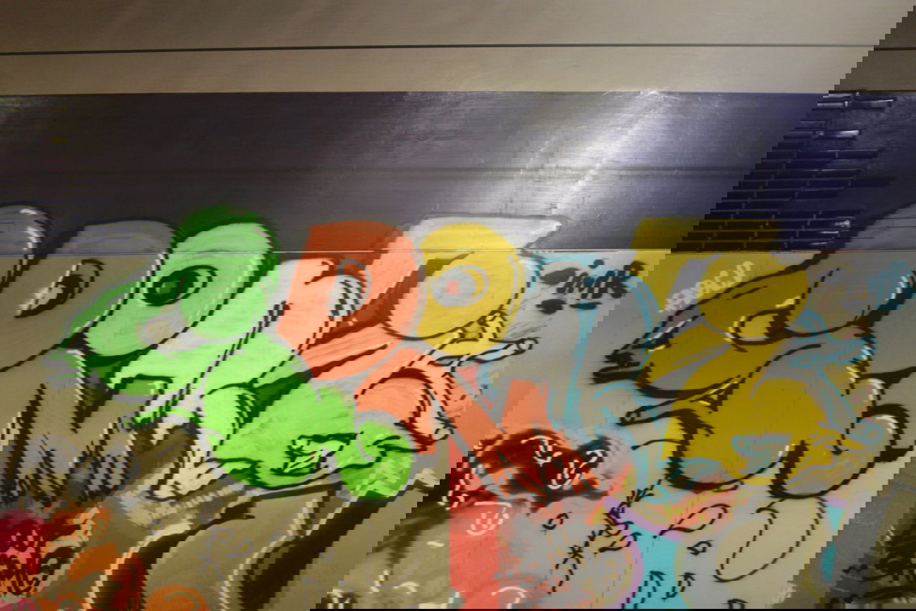 Graffiti Wall in Köln - Photo by Spie23 - spider, imr, abc