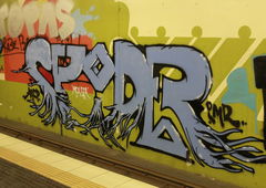Graffiti Bombing in Köln - Photo by Spie23 - spider, imr, mea.sea