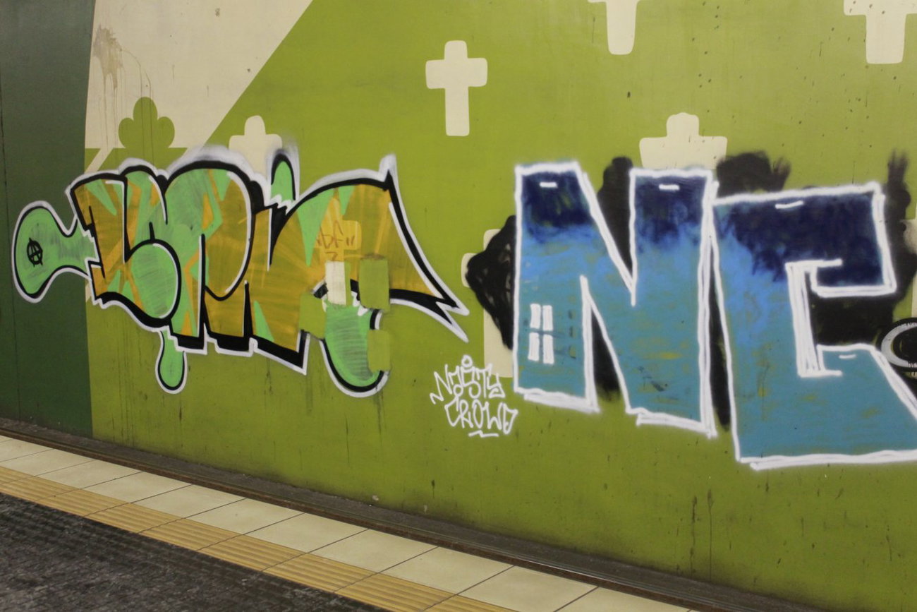 Graffiti Bombing in Köln - Photo by Spie23 - ltn, nc, nasty
