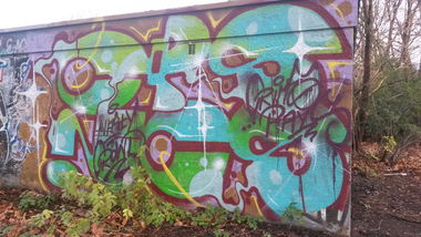 Graffiti Wall in Köln - Photo by Spie23 - nc, ncs, cps
